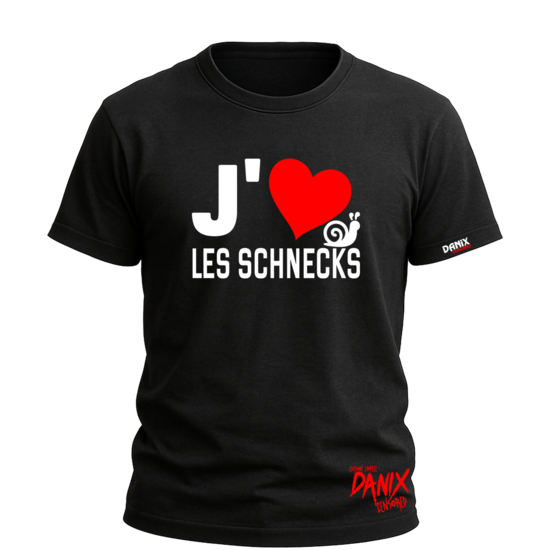 Tshirt J'aime les Schnecks [DANIX CENSORED]